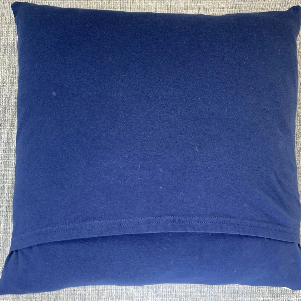 Tennessee Titans NFL Football upcycled T-shirt 16x16 throw pillow cover